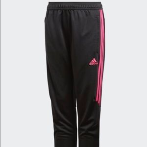 WOMEN’S TIRO 17 TRAINING PANTS- Red Stripes
